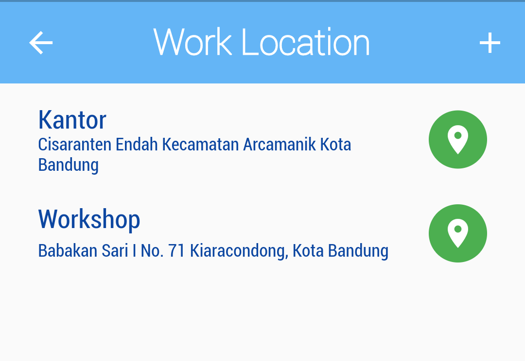 List Work Location